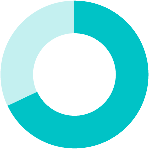 Chart showing 67 percent.