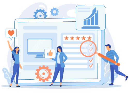 Illustration High Value Low Cost.