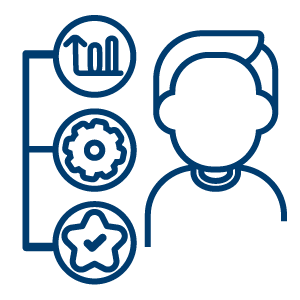 User enrollment icon.