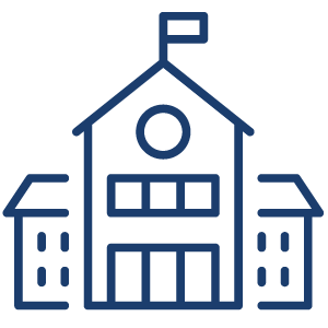 Municiple building icon.