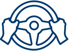 Steeringwheel icon.