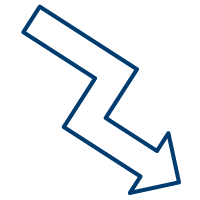 Arrow trending down icon.