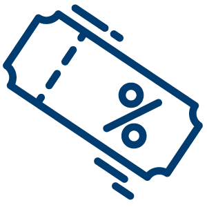 Battery percentage icon.